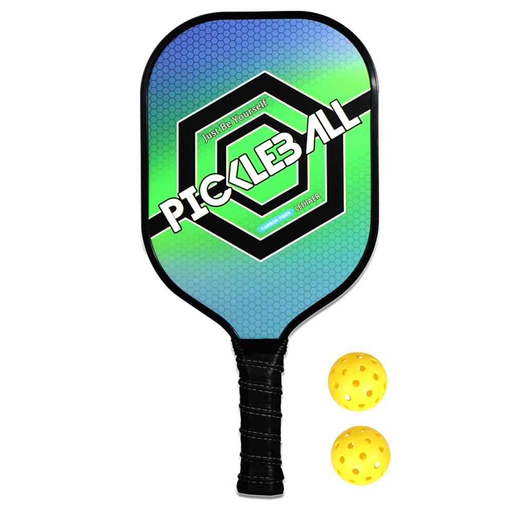 Carbon fiber toppe ketsjere carbon fiber pp ketcher pickleball padle tennis sport bold sport børn squash ketcher: Farve 3