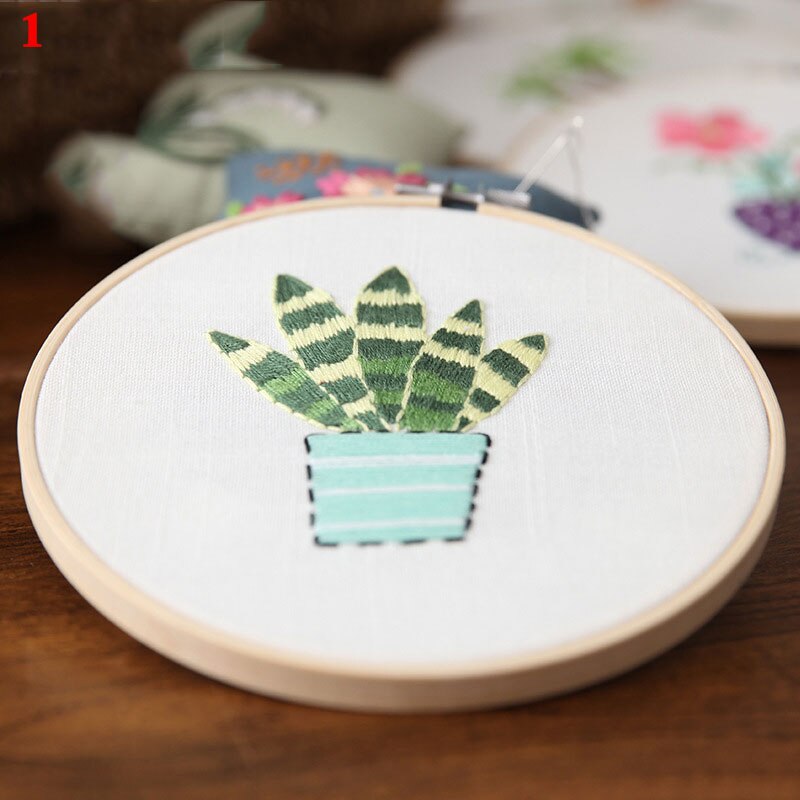 Kits de matériel de broderie, bricolage, poinçon d&#39;aiguille, Kit de broderie artisanale, point de croix, bricolage, tricot, accessoires de couture,: 1