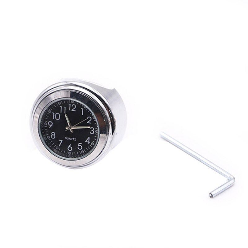 Motorrad Lenker Montieren Quarz Uhr Uhr Staubdicht Quarz Aluminium Legierung Lenker leuchtend Zeitplan Universal- Auto Uhr