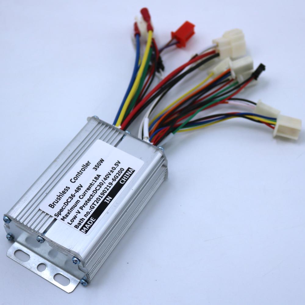 36V 48V 250/350W Brushless DC motor controller E-bike controller dual mode sensor/sensorless bldc sine wave controller