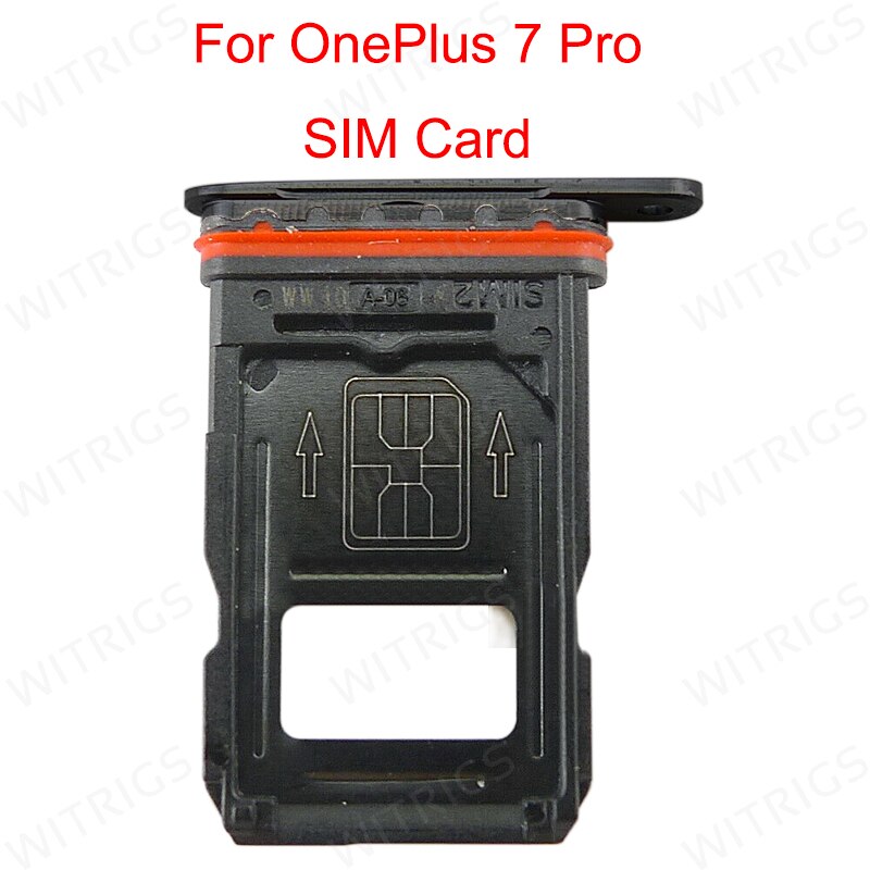 Witrigs For OnePlus 7 Pro SIM Card Tray Holder Slot Socket For One Plus 7 7Pro Replacement