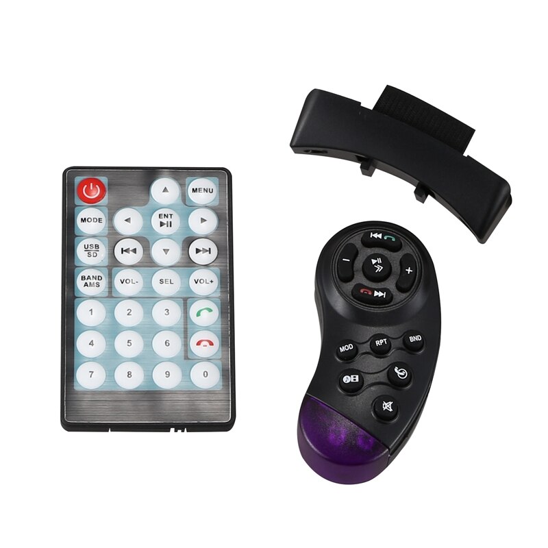 Dc 12v bilradio 7023b bil multimediaspelare 2 din 7 tums hd-pekskärm  mp5 spelare stereostöd bakre spegellänk