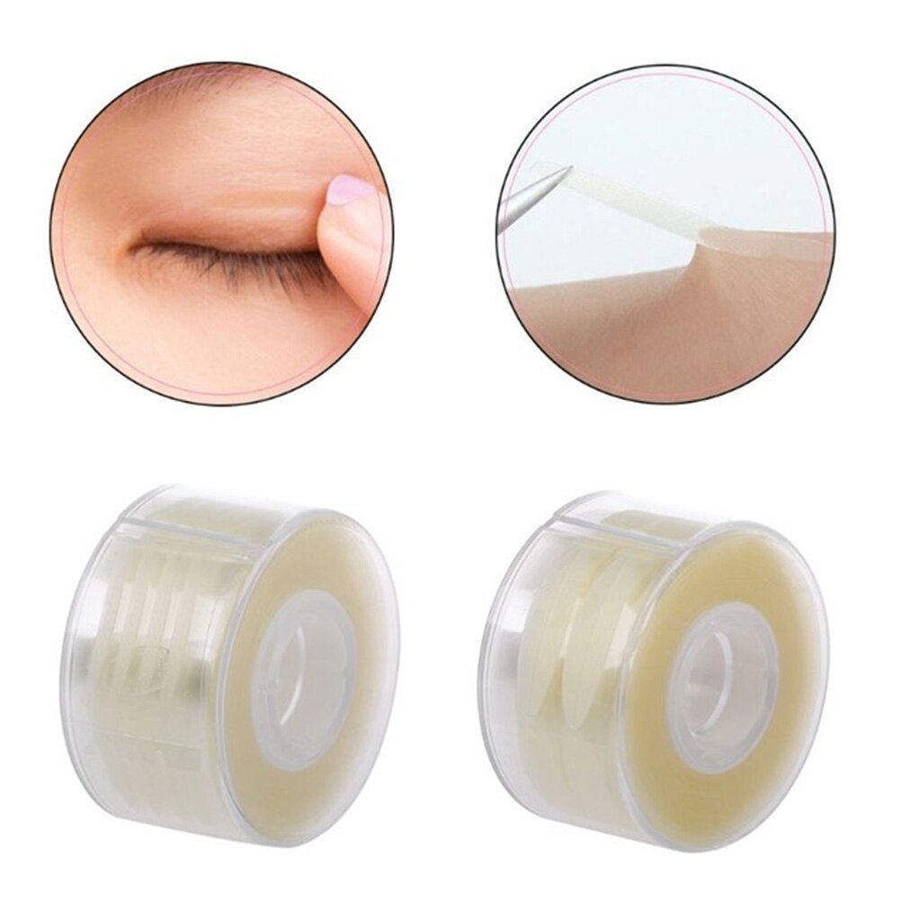 Onzichtbare Ooglid Tape Sticker Clear Beige Streep zelfklevende Natural Eye Tape Makeup Tools Eye Vouw Ooglid Shadow Sticker
