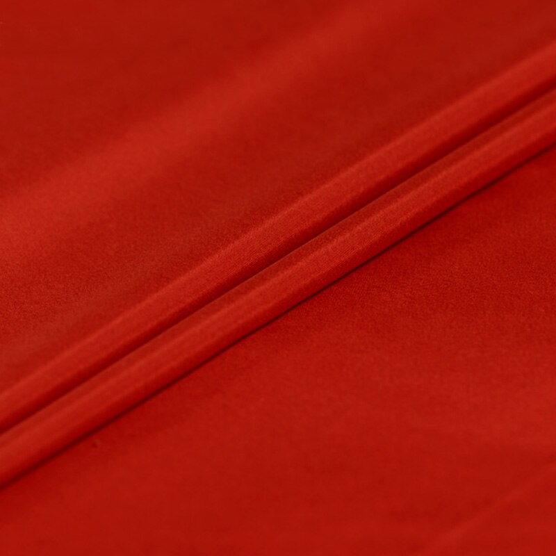 8mm silk habotai fabric rust red color 114cm width 45" in stock NO.18