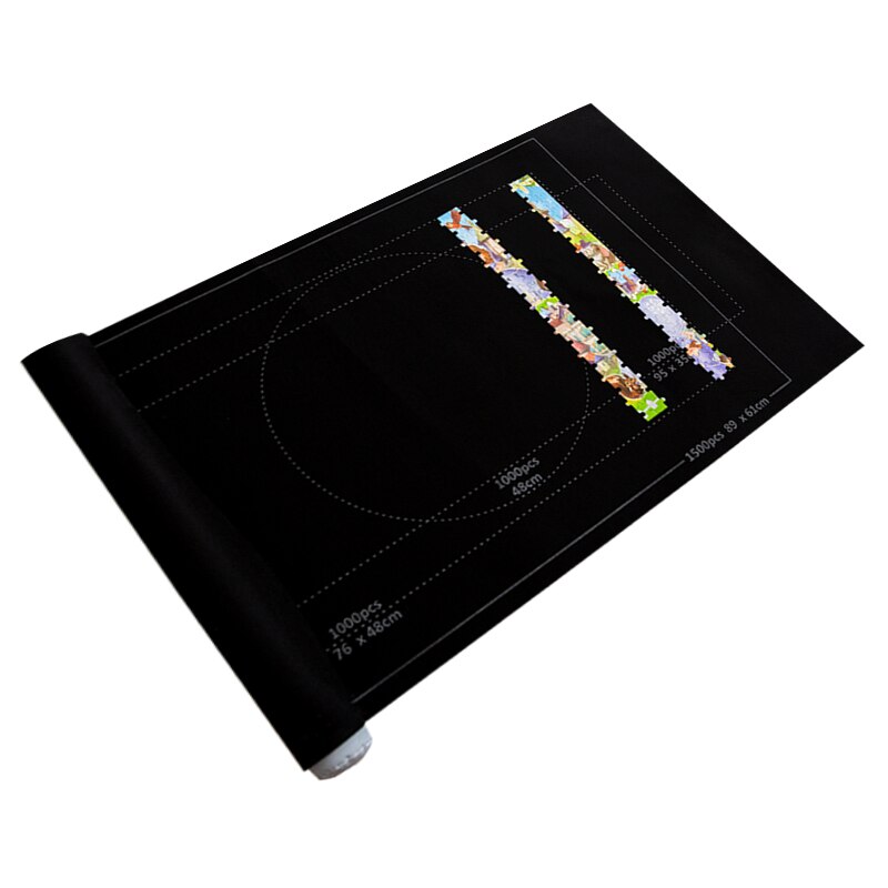 Sac de rangement de voyage Portable, tapis de Puzzle en rouleau, tapis de jeu en feutre, couverture de Puzzles jusqu'à 1500 pièces, accessoires de Puzzle,