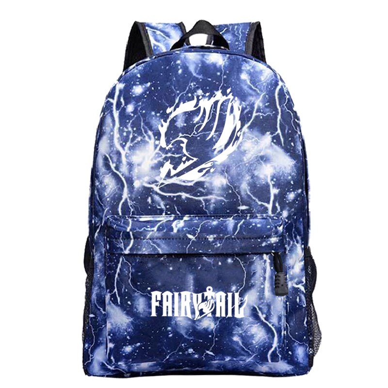 Fairy Tail Backpack Men Women Boys Girls School Mochila Beautiful Back to College Rucksack: 10