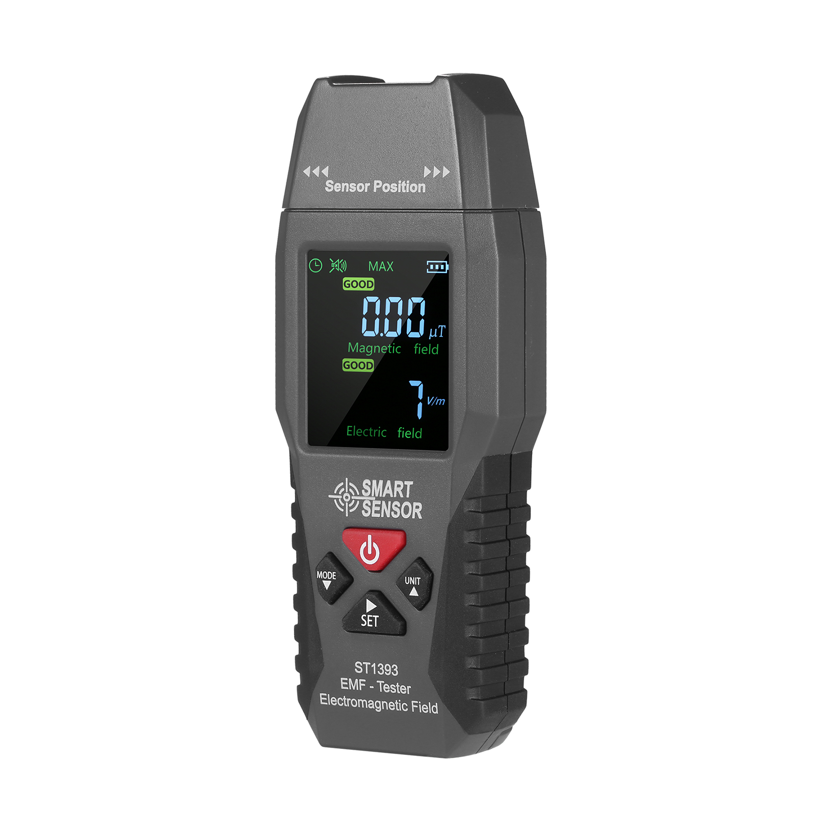SMART SENSOR ST1393 EMF Meter Electromagnetic Field EMF Detector Handheld Digital LCD Electromagnetic Field Radiation Tester
