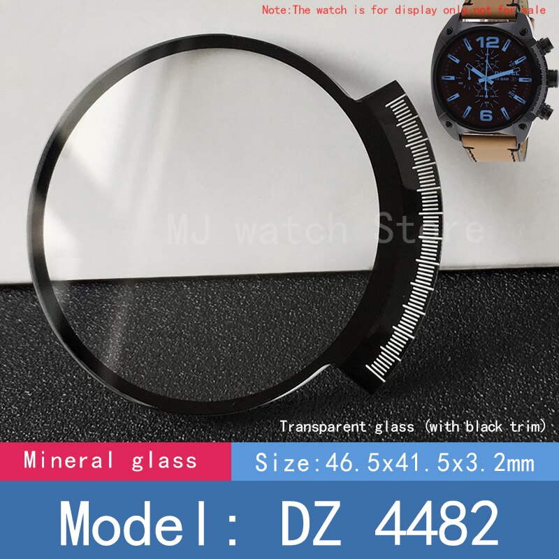 Mineral Kristall Uhr Glas für Diesel- DZ 4204 4296 4342 4462 4203 uhr Ersatz teile: DZ 4482 (Nein AR)