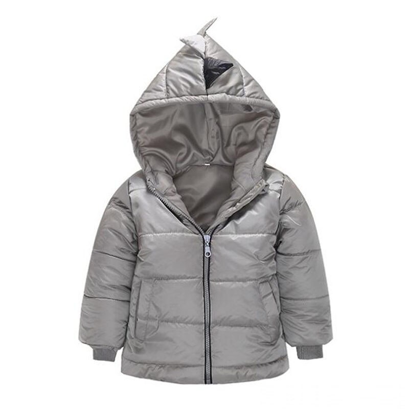 Baby Boys Jacket 2021 giacca invernale per ragazzi piumino con cappuccio bambini capispalla caldi abbigliamento per bambini cappotto per neonato: GRAY / 7