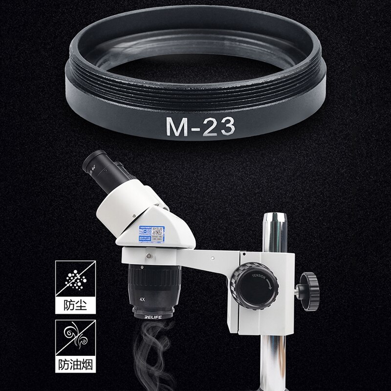Microscope Objective Lens Protective Glass Lens Goggles Prevent Dust Smoke Oil Microscope goggles Cover Guards Optical Stereo