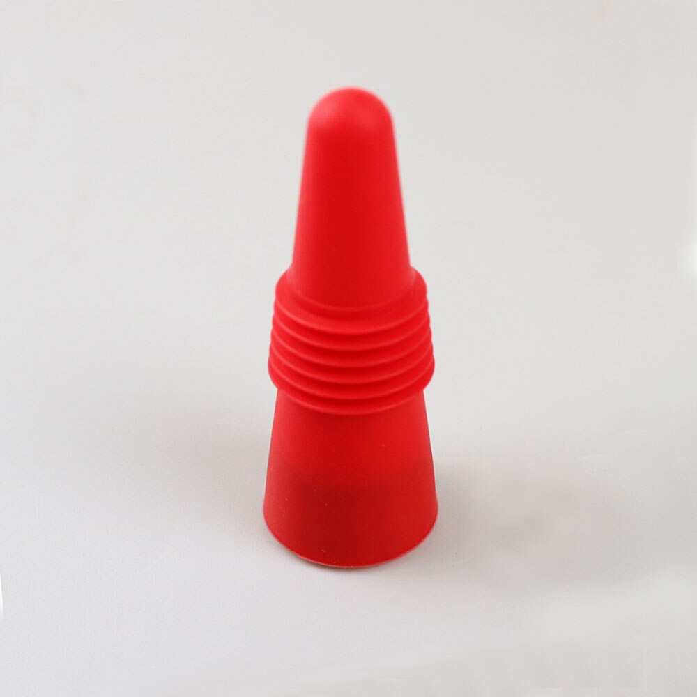 Silikon Quaddel Silikon Wein stopfen Getränke Flasche Leck Beweis Champagner Flaschen Versiegelung Stopper Wein Schoner Stopper wiederverwendbar: rot