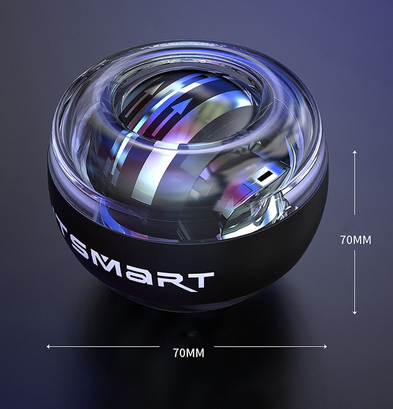 Hand Gyroscope Wrist Ball Muscle Power Ball Gym Hand Trainer Arm Exerciser Gyro Fitness Ball Hand Strengthener Force Equipments