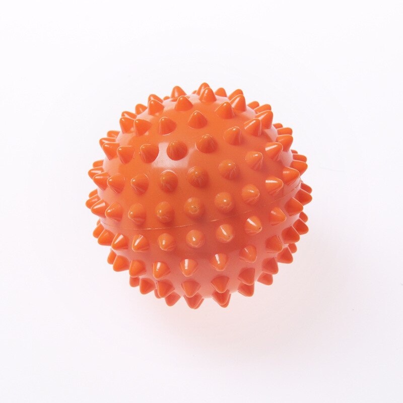 Durable PVC Spiky Massage Ball Trigger Point Sport Fitness Hand Foot Pain Relief Plantar Fasciitis Reliever Hedgehog 7cm Balls: Orange