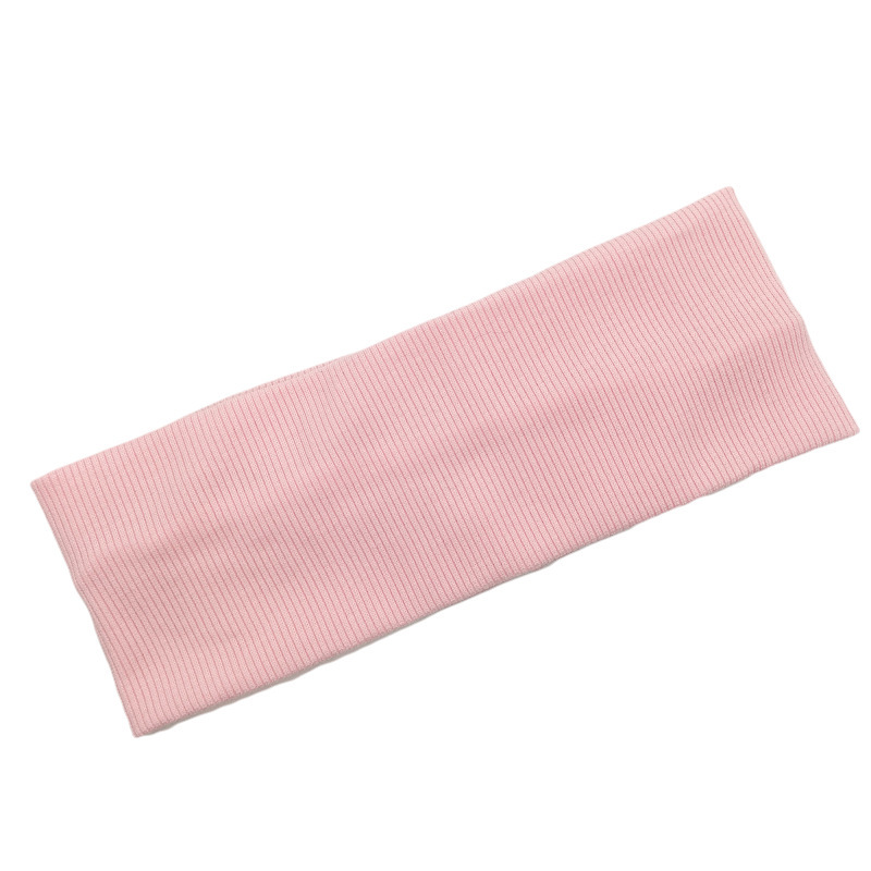 Solid Knitted Headband for Women Girls Autumn Winter Sport Yoga Sweat Uptake Headwear Elastic Hairbands Hair Accessories: PURPLE