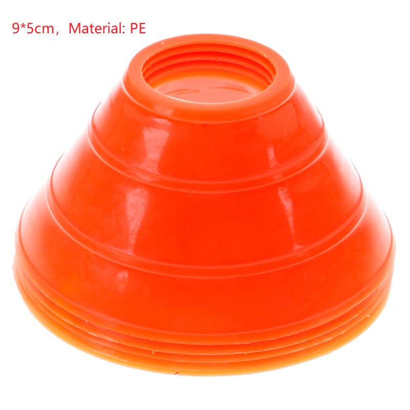 1/5/10Pcs Soccer Training Sign Dish Pressure Resistant Cones Marker Discs Marker Bucket PVC Sports Accessories: OG5pcs