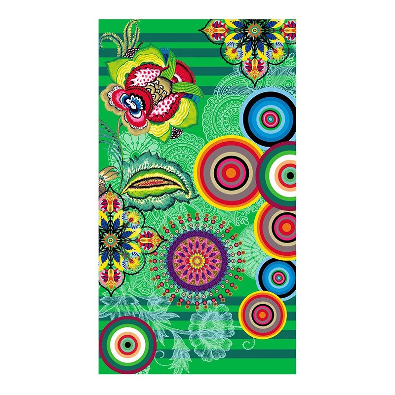 180*100Cm, Microfiber Slaapkamer Outdoor Camping Strandlaken Polyester Rechthoek Paard Leuke Hond: 11