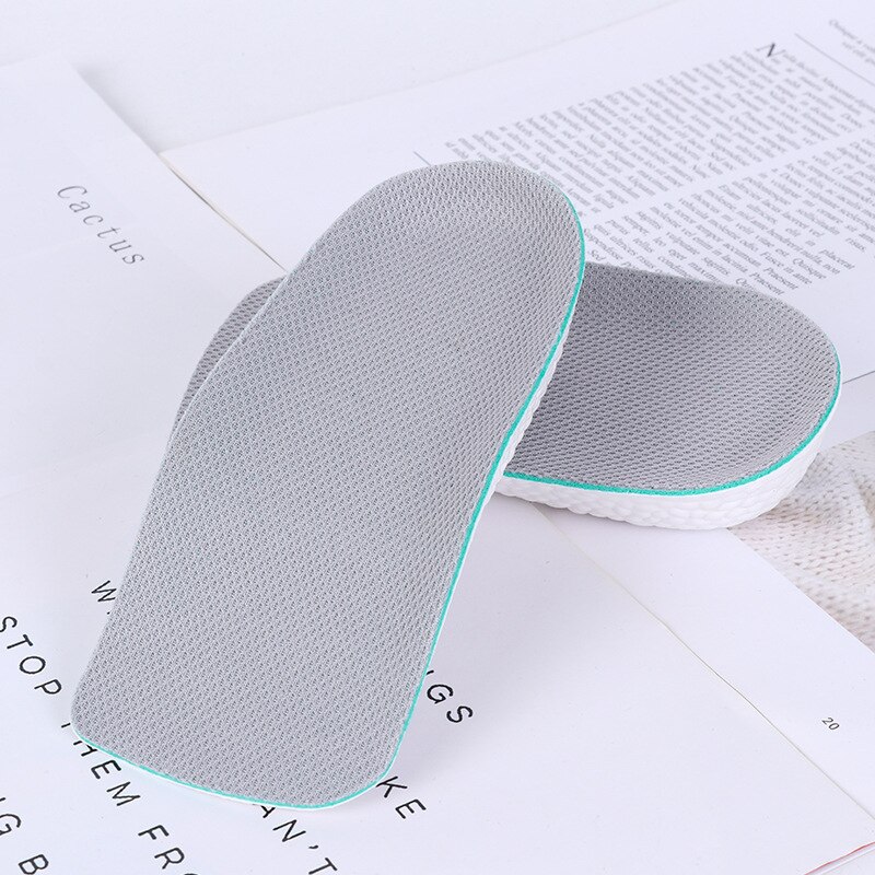 Plantillas para aumentar altura para hombres y mujeres, plantillas para aumentar altura, peso ligero, suaves, elásticas, almohadillas para zapatos, 1,5 CM, 2,5 CM, 3,5 CM: Gray / 1.5