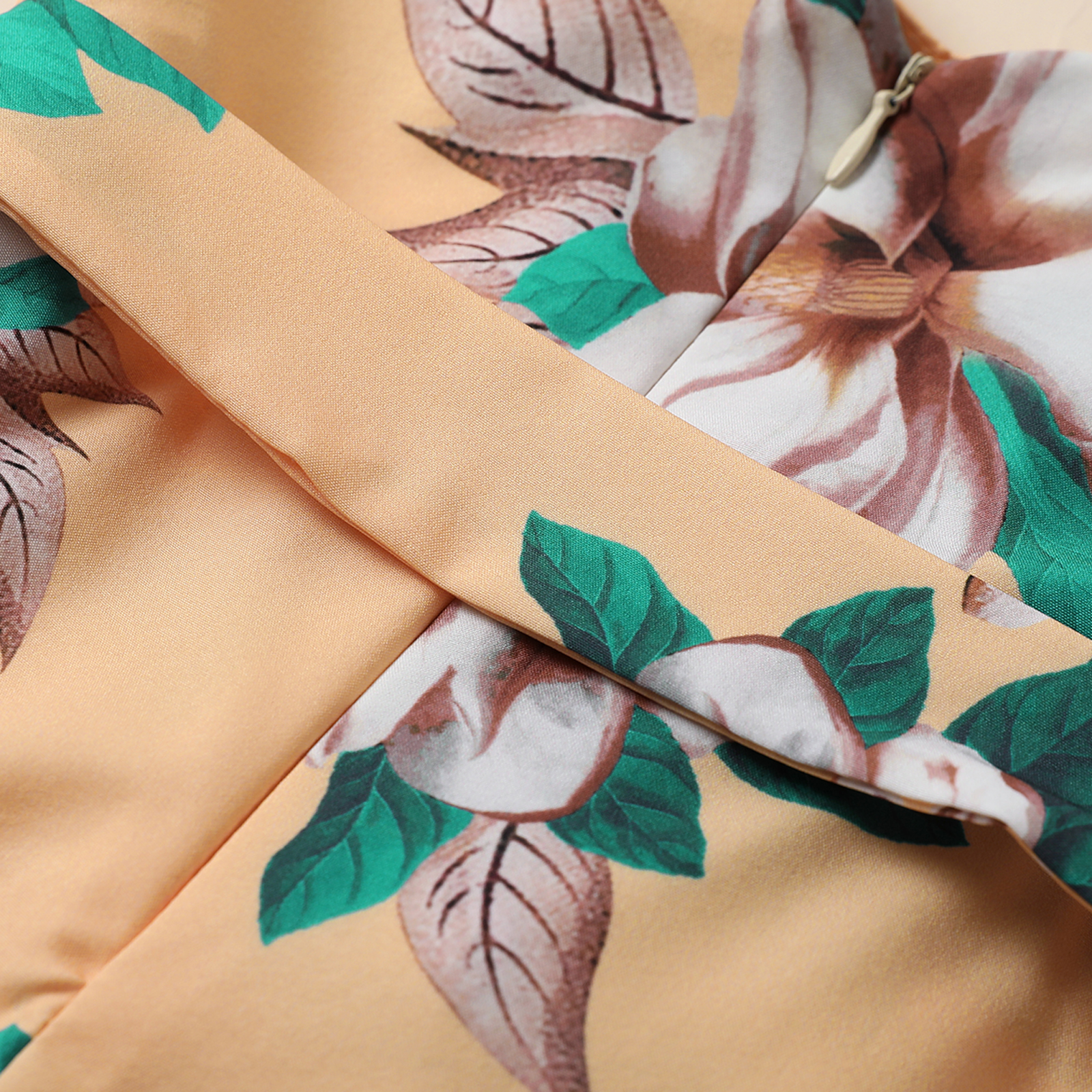 Peuters Meisjes Verstelbare Tailleband Jumpsuit Zomer Mouwloze Bloemen Printing V-hals Overalls Kleding