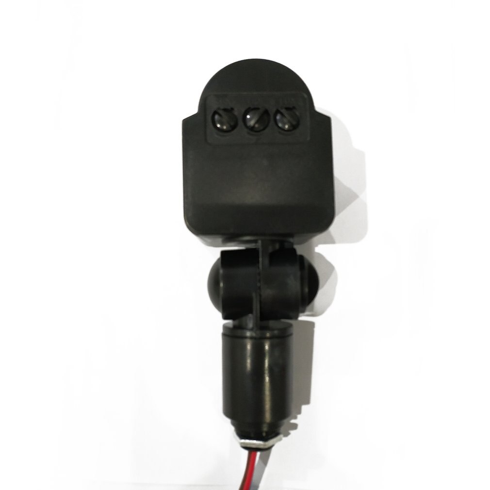 Buiten- en binnenhuis bewegingssensor lichtschakelaar 5w-100w ac 220v automatische ir-bewegingssensor schakelaar met led-licht