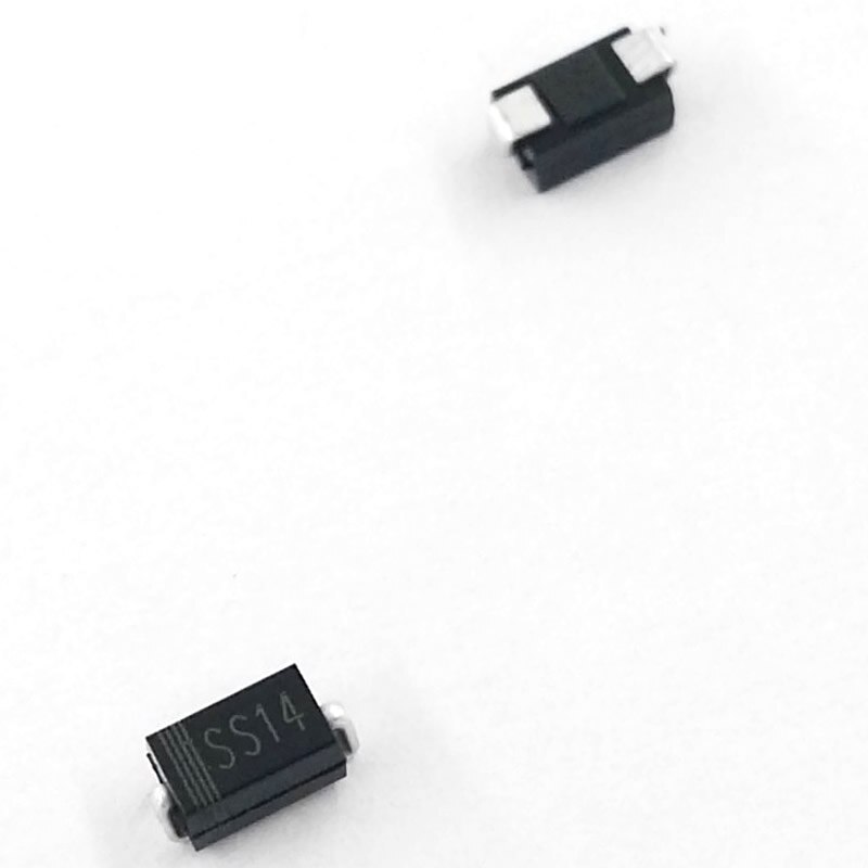 MCIGICM 100pcs ss14 sma 1n5819 smd 1A 40V do-214ac Schottky diode