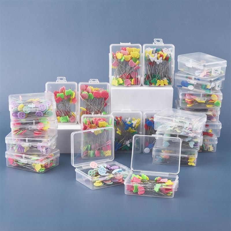 100/50 Uds. Alfileres de costura bordado herramientas para acolchar aguja fija alfileres de botón de Metal herramientas de accesorios de costura DIY