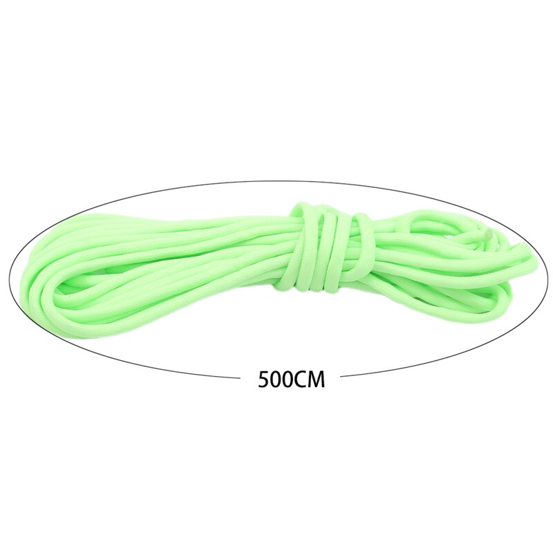 5/10 Meters Survival Paracord Luminous Rope Camp Glow Paracord 7 Strands Lanyard Ropes Outdoor Ropes