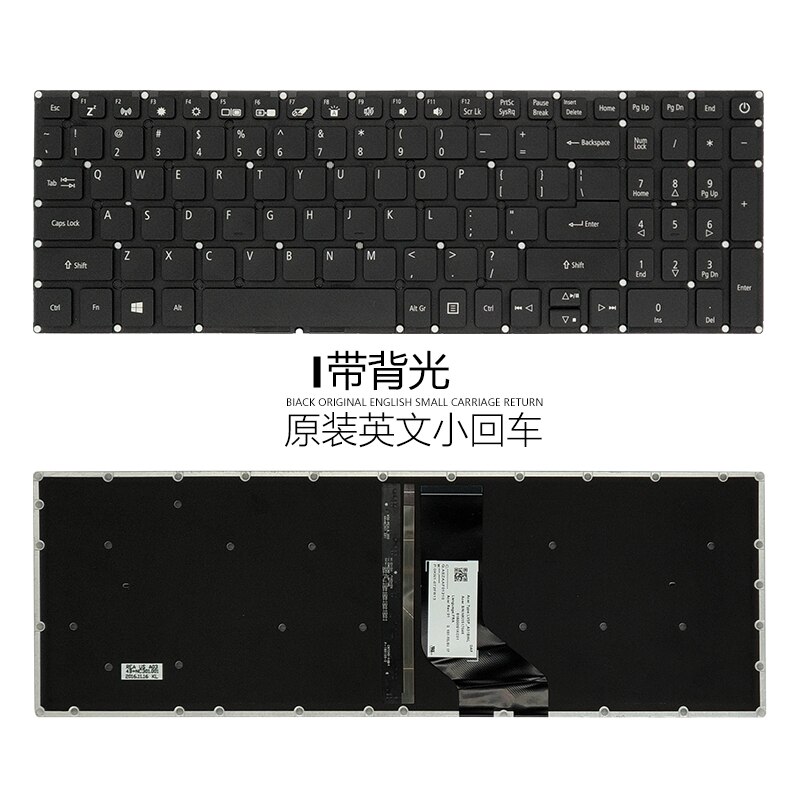 Teclado para Acer Aspire Nitro VN7-572, VN7-572G, VN7-572TG, VN7-592G, VN7-592, VN7-792G, V5-575, F5-572G, inglés,