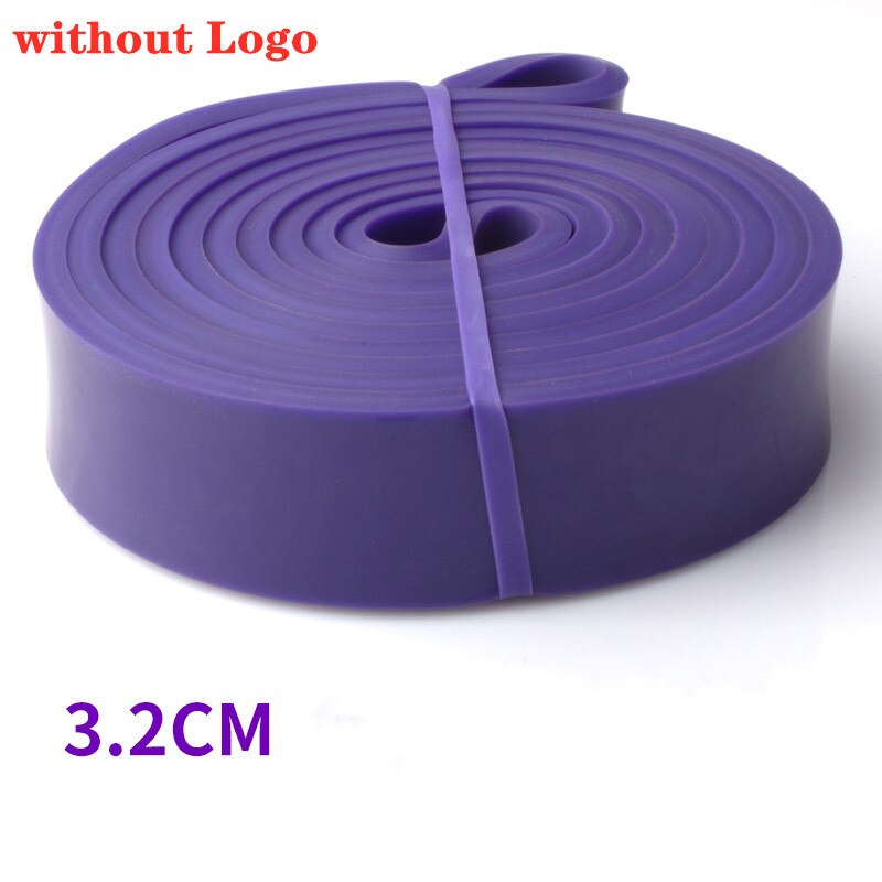 Sæt af naturlig latex atletisk gummi pull up hjælpe bånd træning modstand bånd træning krop stretch power fitness tyggegummi: Lilla