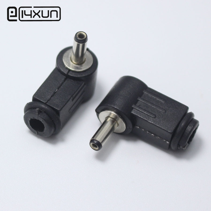 3.5x1.35mm Dc Plug 3.5*1.35mm l-vormige Mannelijke 90 Haakse Enkele Kop Jack Adapter Cord Connector