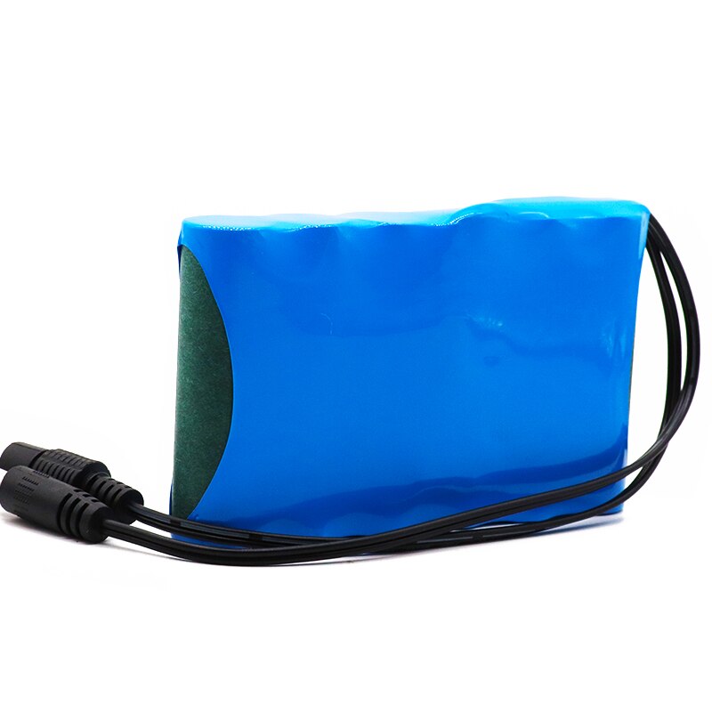Okoman – batterie Lithium-Ion Rechargeable 12V, 8ah 18650, capacité DC 12.6V, 8000mAh, pour moniteur de caméra de vidéosurveillance