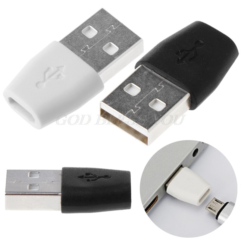 Usb 2.0 Male Naar Micro Usb Vrouwelijke Adapter Converter Voor Data-overdracht En Opladen