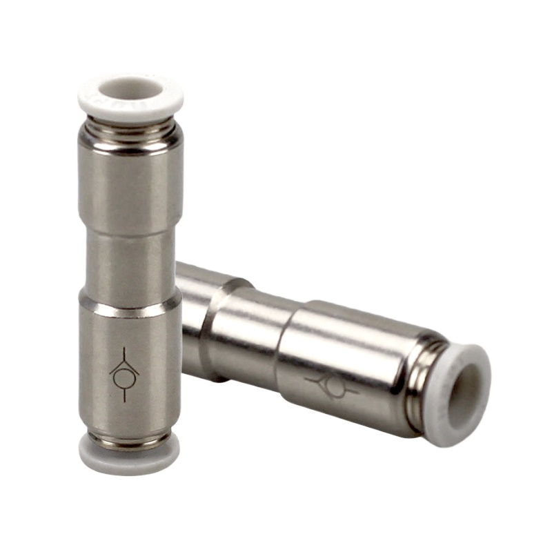 CVPU-4mm 6mm 8mm 10mm 12mm PCVU Pneumatische Push To Connect Fitting Terugslagklep Gemaakt van geheel van metaal