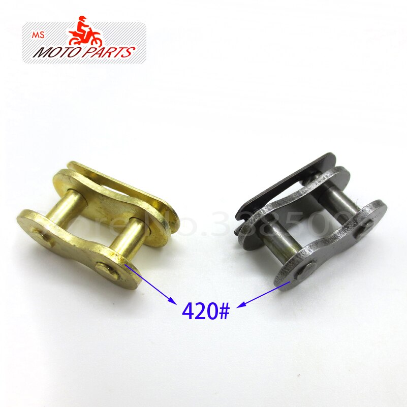 #25 H # T8F #35 #420 #428 #520 #530 Kette ring link für dirt bike pit bike ATV GO Kart Motorrad kette