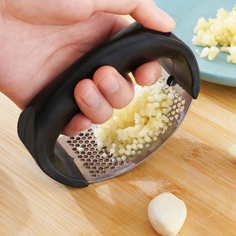 Roestvrij Knoflookpers Handheld Druk Squeezer Handmatige Gralic Druk Apparaat Gember Knoflook Huishoudapparatuur Keuken Accessoires