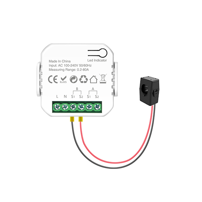Tuya Wifi Intelligent Energy Meter Solar PV System Power Production Consumption Bidirectional Monitoring Meter APP Control CT: Bundle1