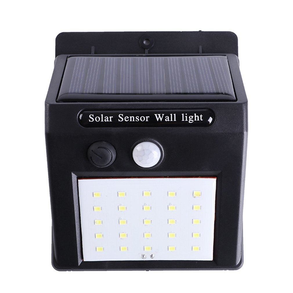 20/30 Led Solar Power Light Pir Motion Sensor Solar Tuinverlichting Outdoor Waterdichte Energiebesparing Muur Yard Lampen: 25 LED