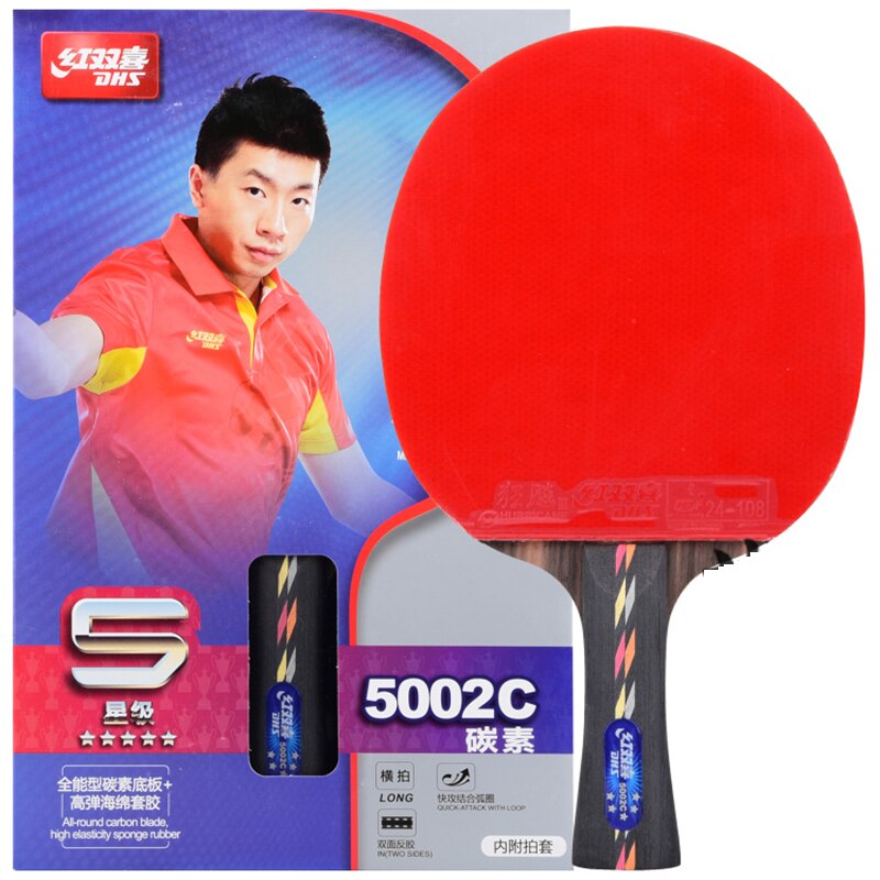 DHS table tennis racket finished racket 5002C 5006C carbon blade racket ping pong racket