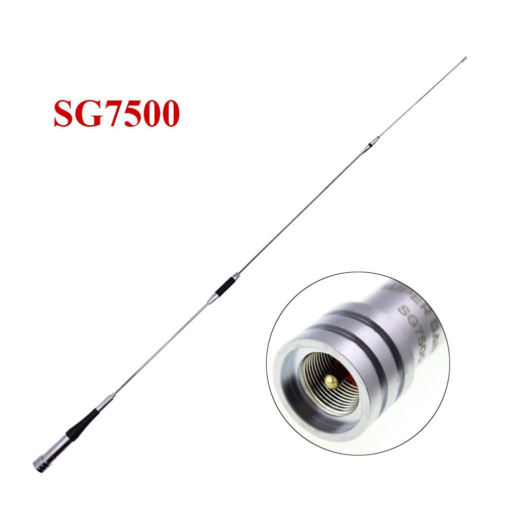 diamante VHF Uhf antenna doppio gruppo musicale SG7500 antenna mobile per auto 144/430Mhz SG-7500 antenna ad contralto guadagno DBi per KT-8900D KT-8900 BJ-318
