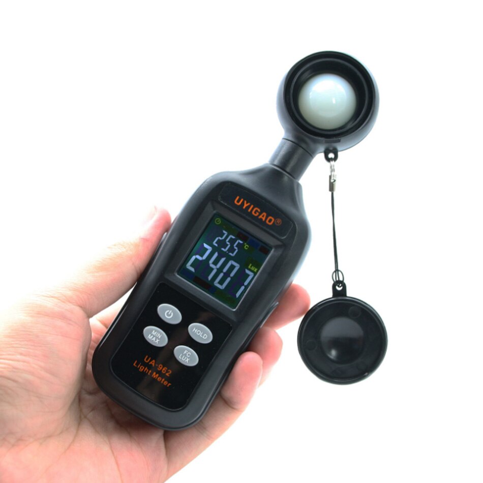 UA962 Digital Illuminance Meter Light Intensity Tester Portable Mini Handheld Photometer Brightness
