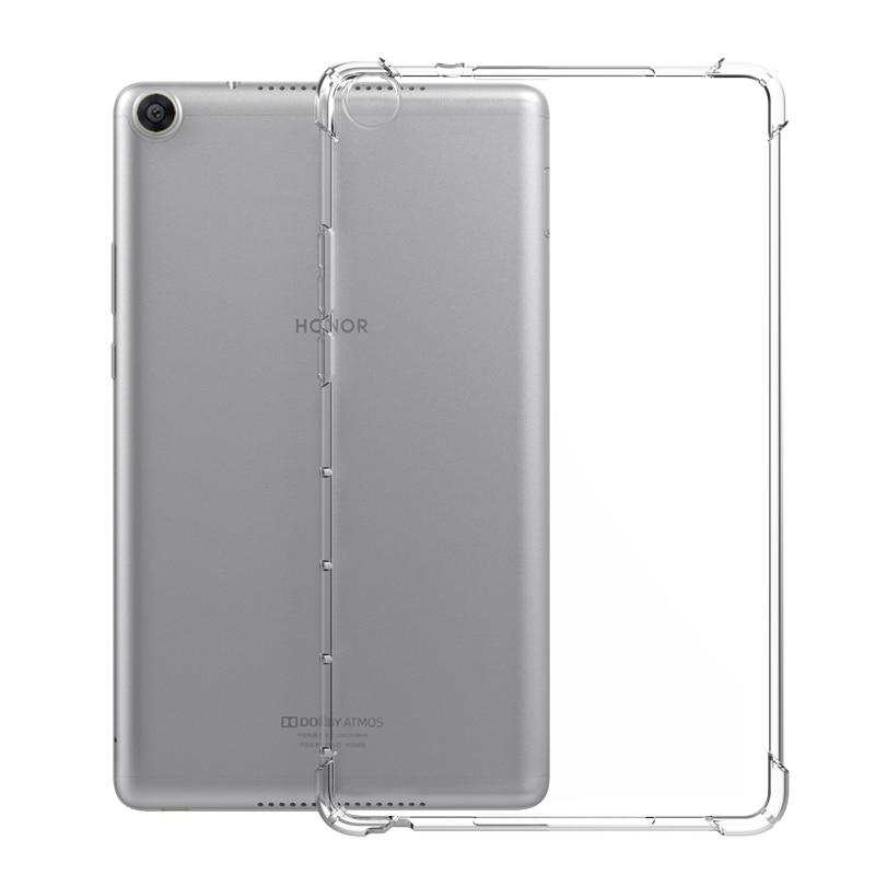 Hoesje voor huawei mediapad  m5 8.4 10.1 10.8 hoesje, transparant zacht siliconen hoesje voor huawei  t5 10.1 8 inch  t3 7/8/9.6 m3 hoesje