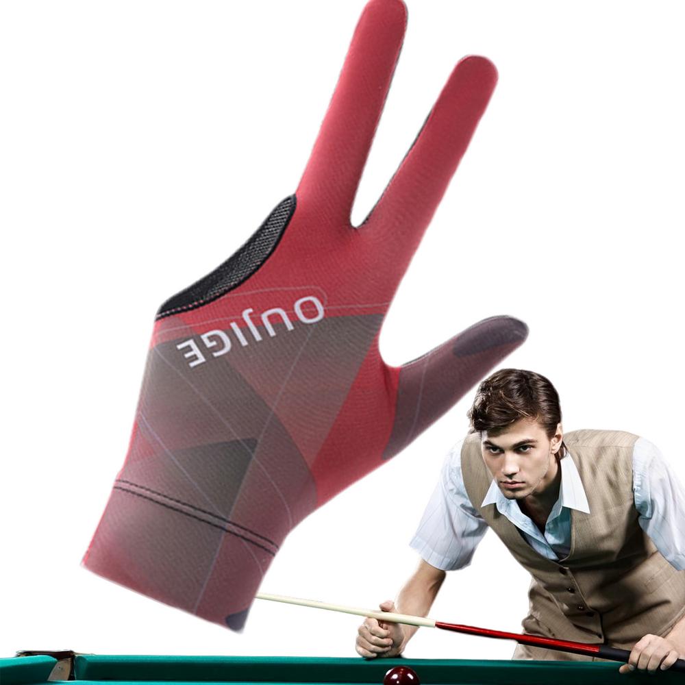 Schwimmbad trainieren Finger handschuhe Sanft Schwimmbad & Billard handschuhe unisex Billard Zubehör Warteschlange Aktion Handschuhe für Amateur oder