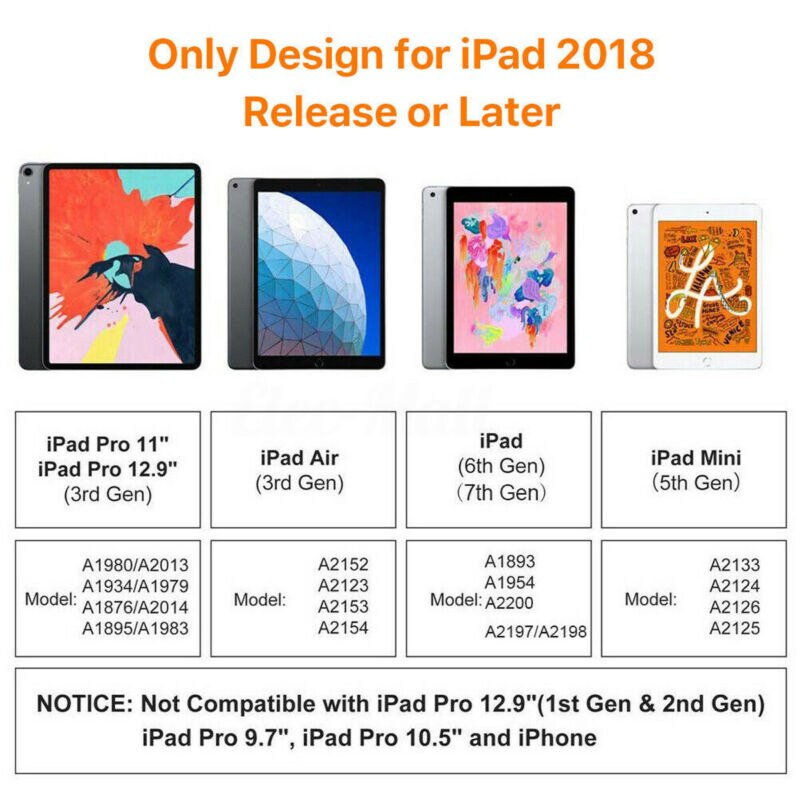 Palm Afwijzing Stylus Smart Pen Potlood Touch Pen Voor Apple Ipad Pro Air 3rd Gen Voor Ipad 6th & 7th Smart Touch Pen