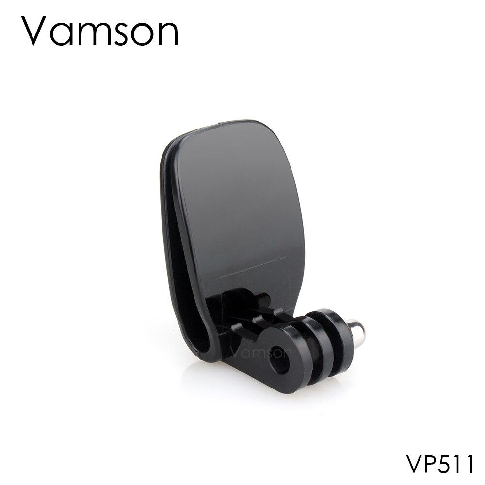 Vamson Voor Go Pro Accessoires Reizen Hoofd Hoed Riem Quick Clip Clamp Voor Gopro Hero 8 7 6 5 4 3 + Voor Yi 4K Voor Sjcam VP511