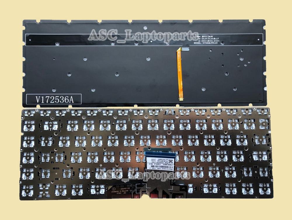 US English QWERTY Keyboard for HP ENVY x360 13-ag0000 13m-ag0000 13z-ag000 13m-ag0001dx 13m-ag0002dx , BACKLIT