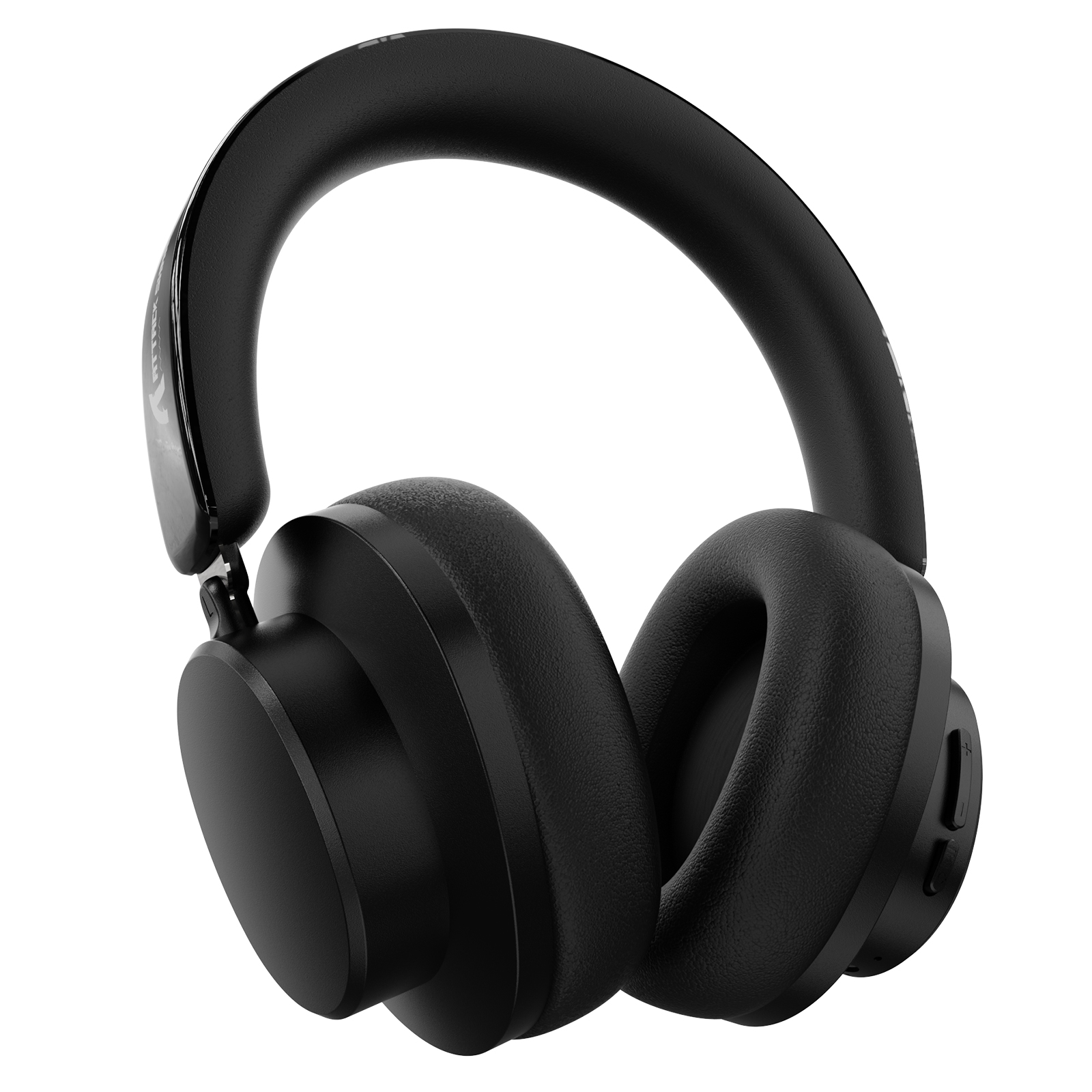 ATTACK SHARK G500 Active Noise Cancelling Over-ear Bluetooth Headsets, Bluetooth 5.3, 3.5mm Stereo, Built-in Microphone,Foldable: black