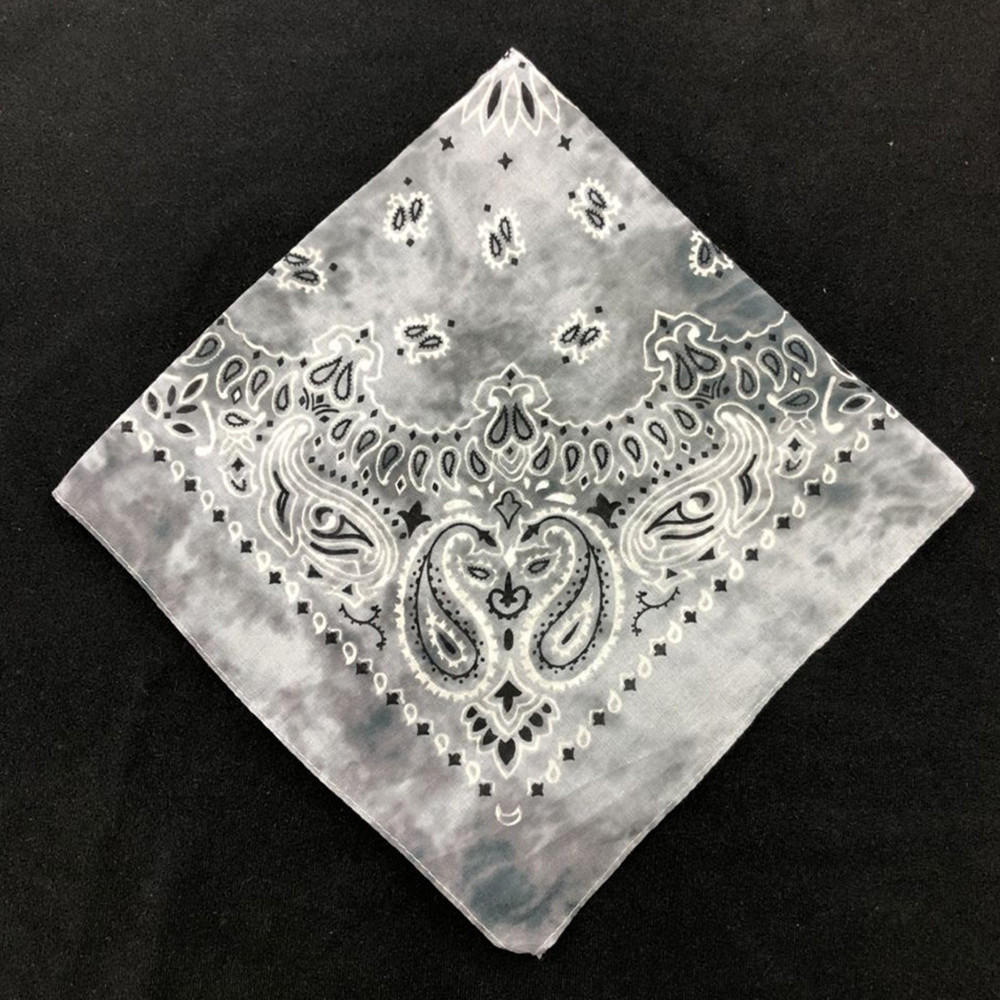 unisex Uomo Donna Bandana in cotone fascia per capelli cowboy Uomo motociclista sport Copricapo Polso Hairwrap Sciarpa avvolgente per la testa su un assolo lato Paisley: Giallo brillante