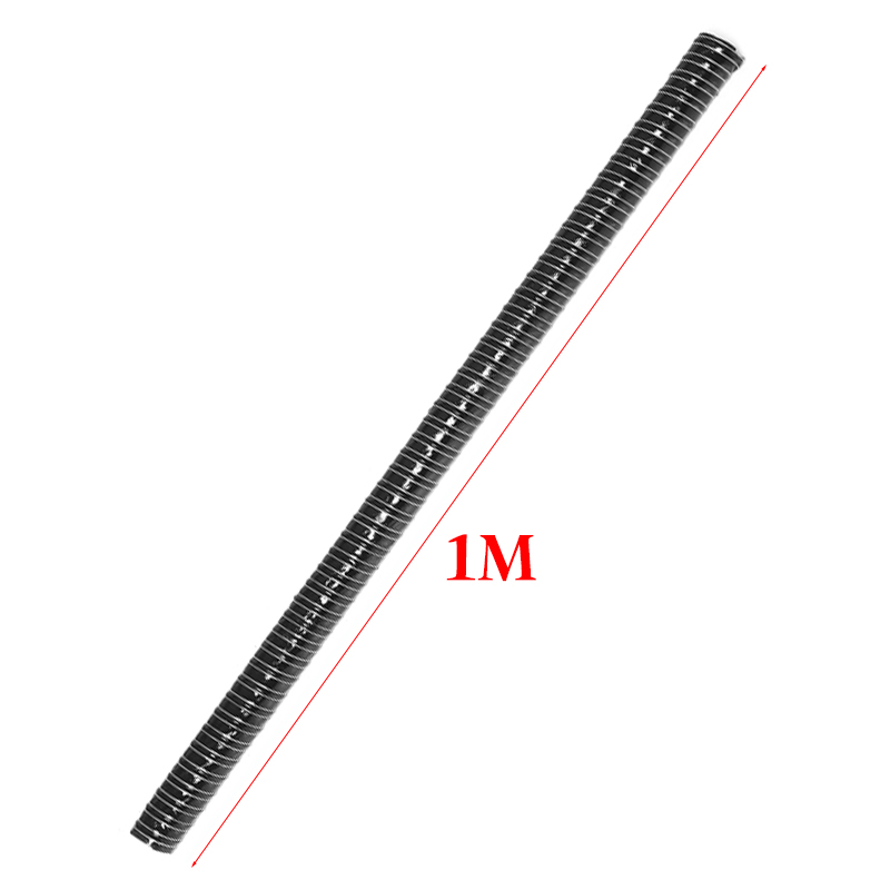 Tubo de entrada de aire Universal para capó de coche, manguera de conductos de aire de 1m, tubo de filtro Flexible de 76/70/63/60/57/51/45mm
