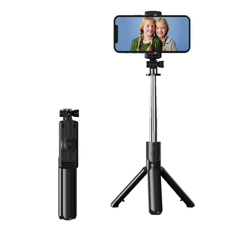 Tripod 3 Axis Handheld Selfie Stick Flexible Selfie Stick for iPhone Samsung Xiomi Huawei Phone Holder Tripod for Phone: Default Title