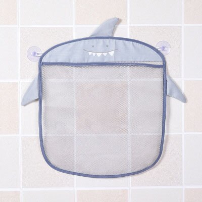 Barn baby badeleker ryddig nettingpose oppbevaring sugekopp badeleker oppbevaringspose barn leker kurver barneleker poser: C grå