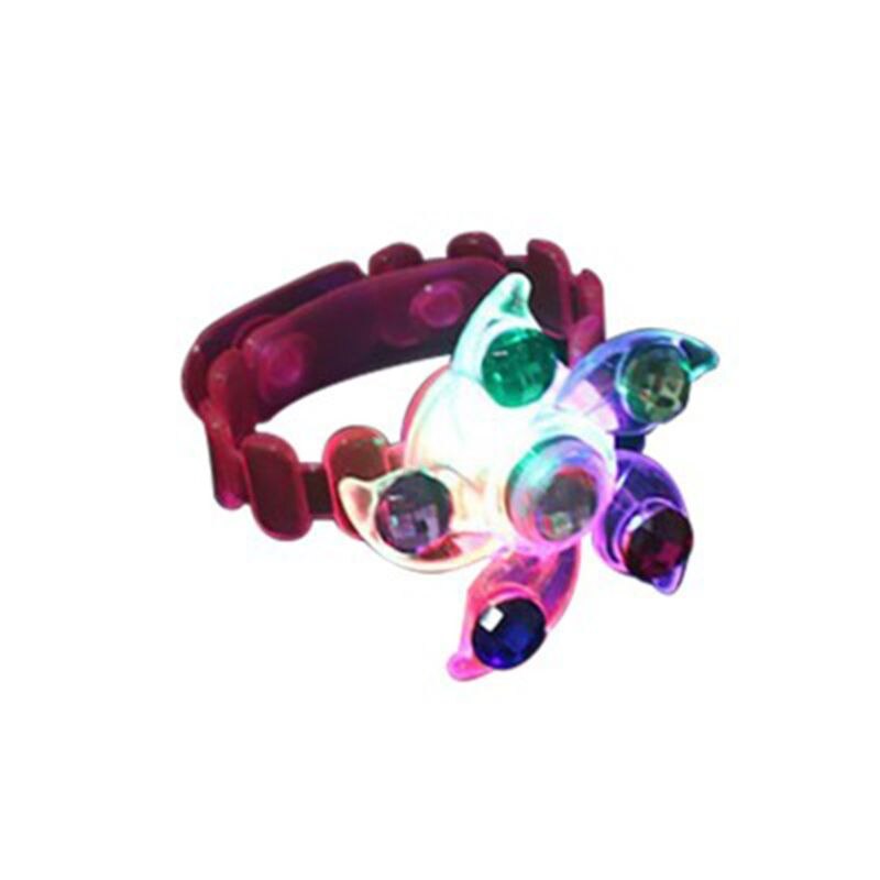 Fidget Spinner Light Up Watch Stress Relief Fidget Toys Supplies Party Favors Q6PD